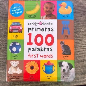 Bilingual First Words Book - Multicolor and 3 additional